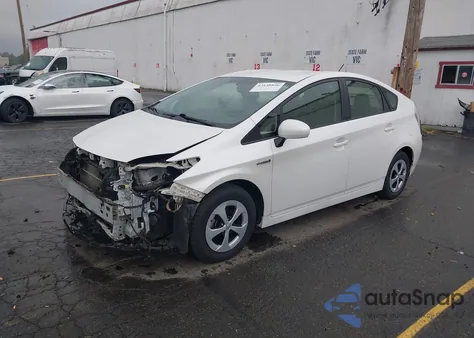 2013 Toyota Prius Four from USA, damaged, VIN JTDKN3DU5D5590861